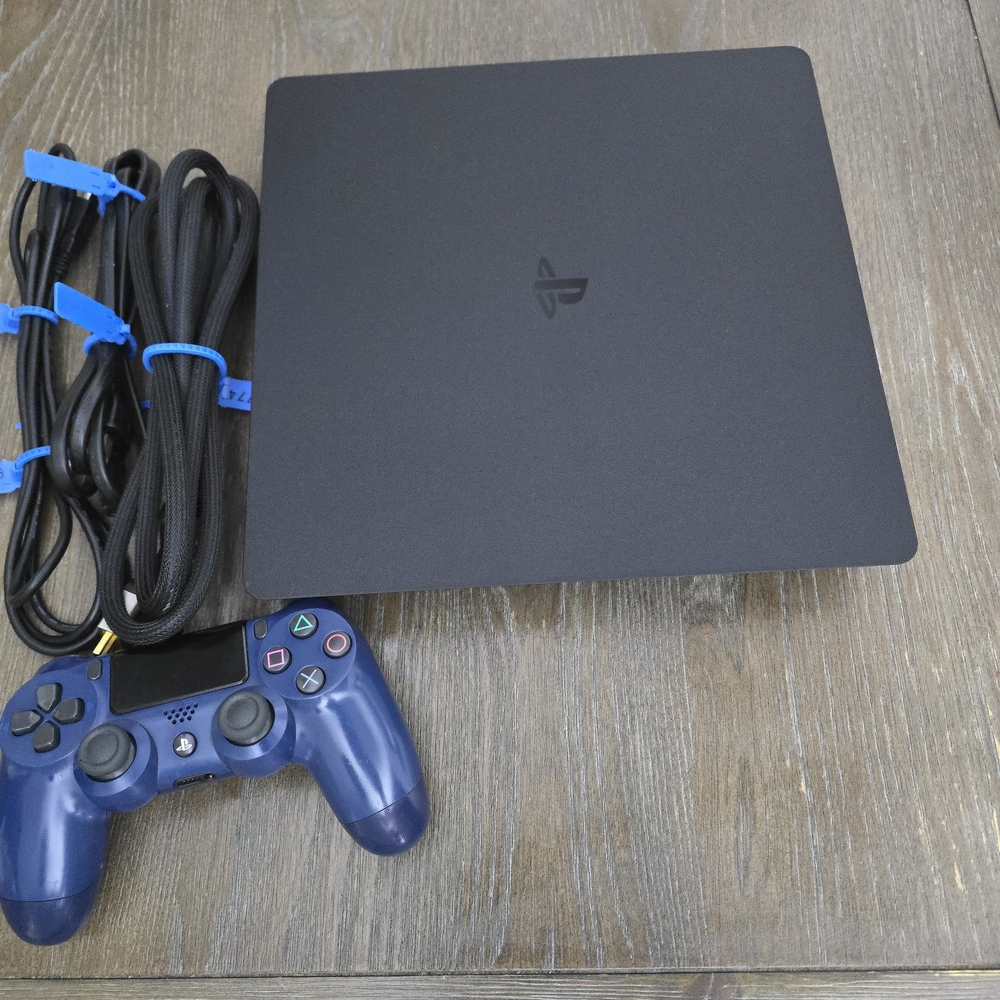 Sony Console with Midnight Blue Controller